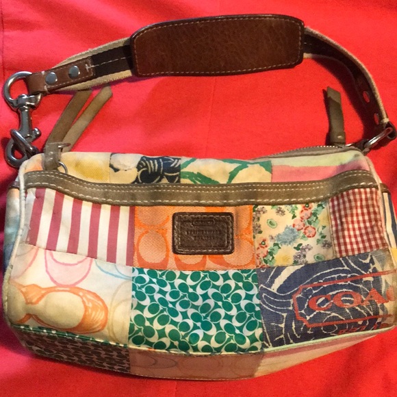 coach hampton patchwork purse